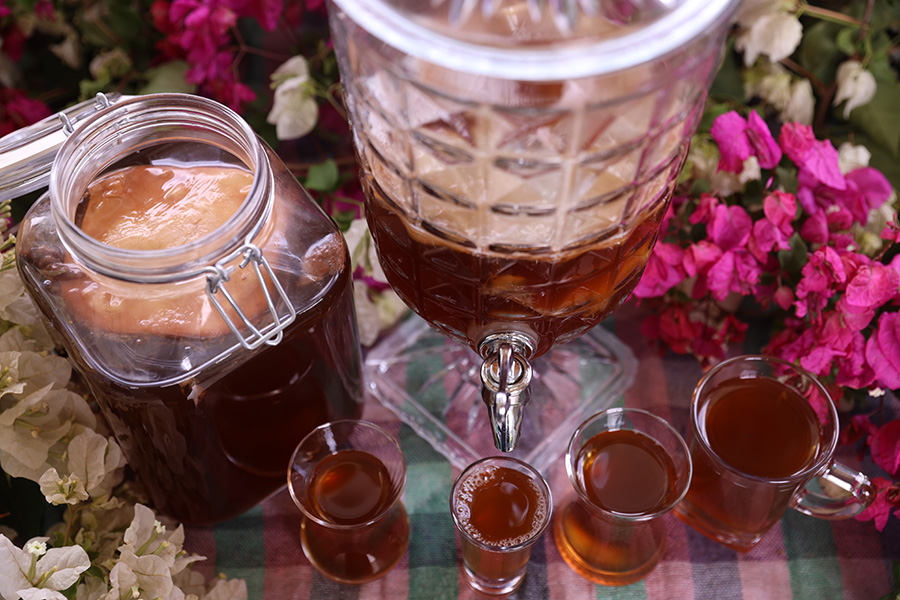 Έτσι δημιουργείται το σκόμπι (SCOBY) στο ποτό Κομπούτσα (Kombucha)